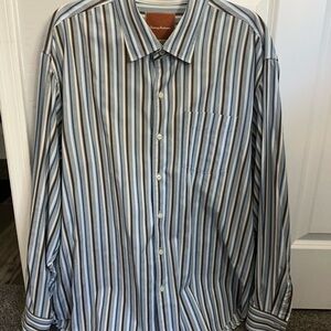 Tommy Bahama Men's Multicolor Striped Shirt